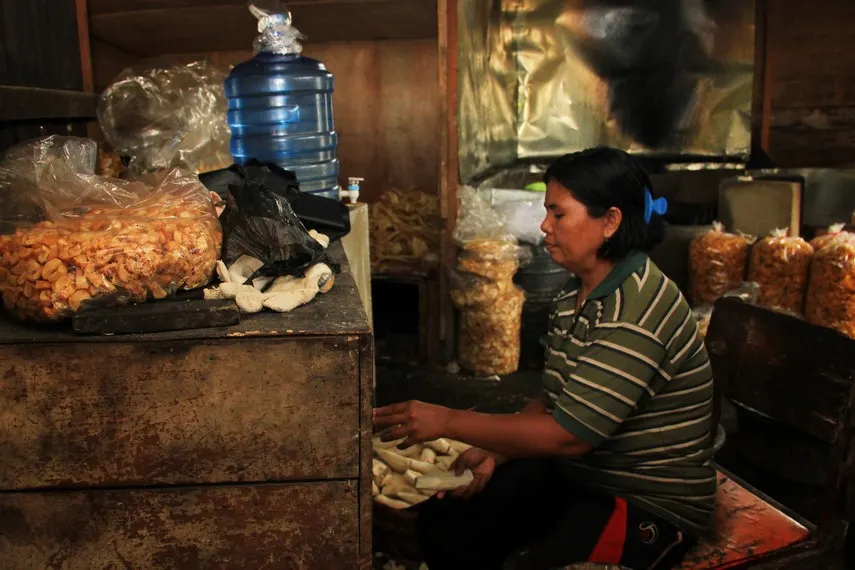 Keripik singkong aneka rasa